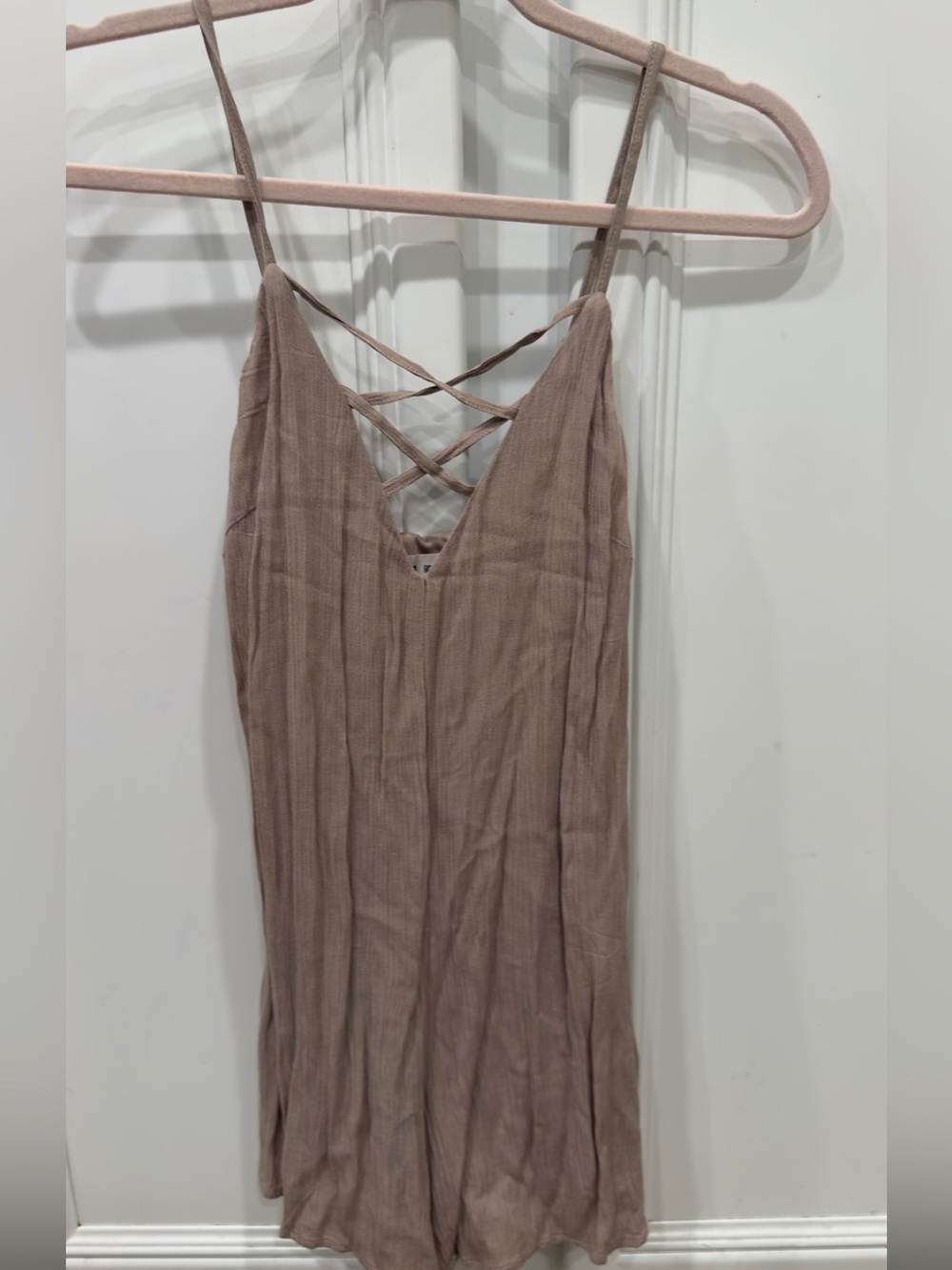 NWT Crisscross Strappy Slip Romper